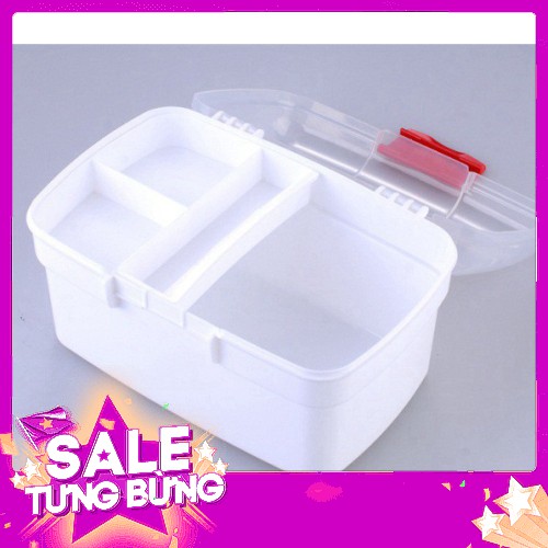 ''HANG  SIÊU BẤT NGỞ Hộp Dụng Cụ Y Tế Gia Đình- Tủ đựng thước mini cho gia đình 21,5*13*15cm GIẢM GIÁ MỚI VE