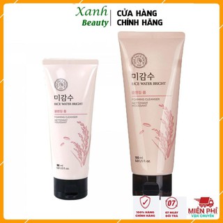 Sữa rửa mặt gạo The face shop - Sữa rửa mặt làm sạch sâu, sáng da, dịu nhẹ - 150ml