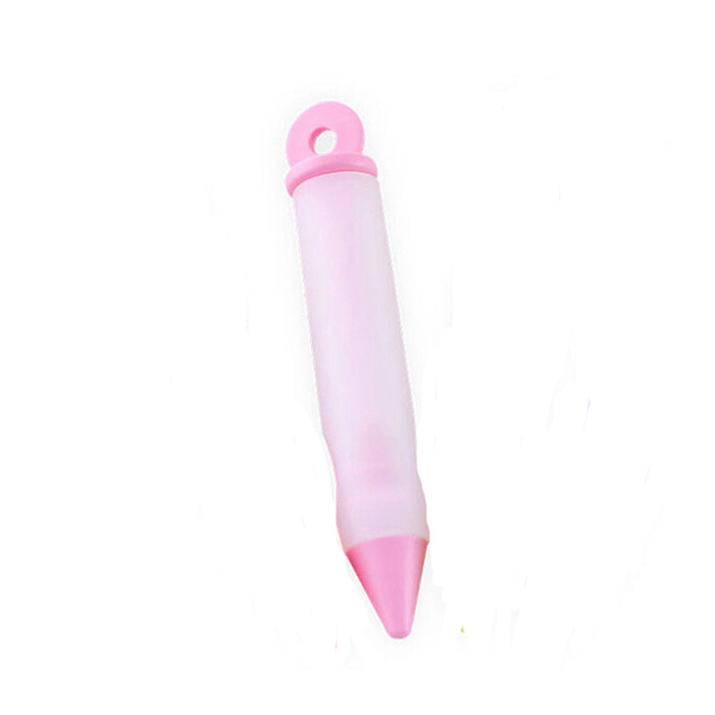 1 pc Cute Silicone Cake Cookie Pastry Cream Chocolate Syringe Decorating Pen Food Writing Pen For Cake Mold Cream Cup