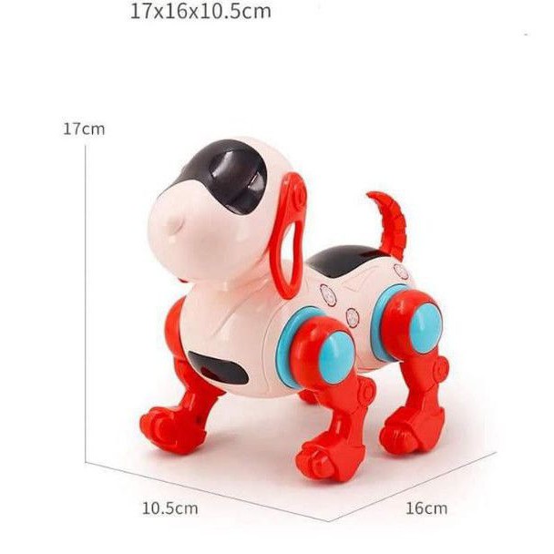 CHÓ ROBOT DÁNG ĐI ĐÁNG YÊU VỪA ĐI VỪA PHÁT NHẠC ĐÈN