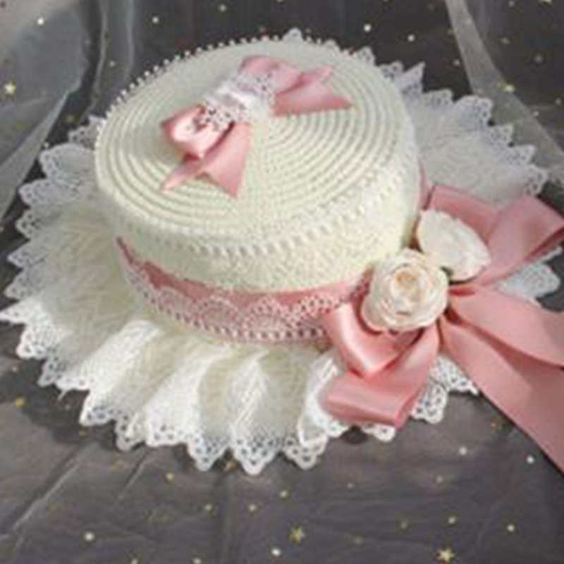 Mũ Cói Handmade Chống Nắng Phong Cách Lolita Cổ Điển