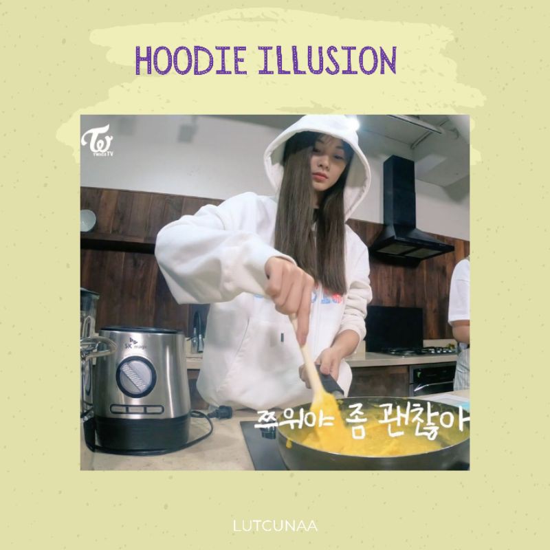 Áo Hoodie In Hình Nhóm Nhạc Kpop Illusion Tzuyu Twice