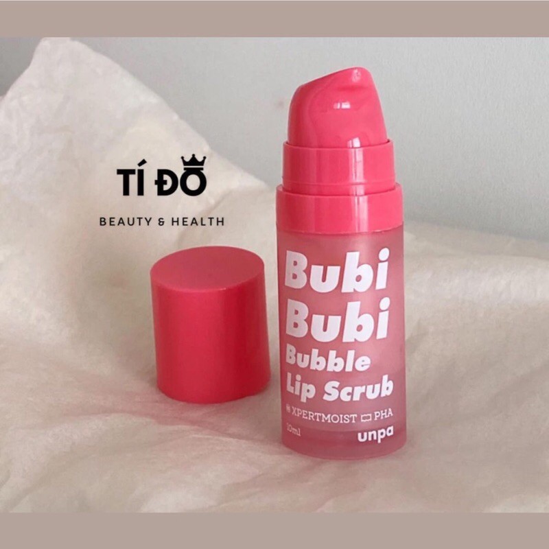 Gel Sủi Bọt Tẩy Da Chết Môi Bubi Lip