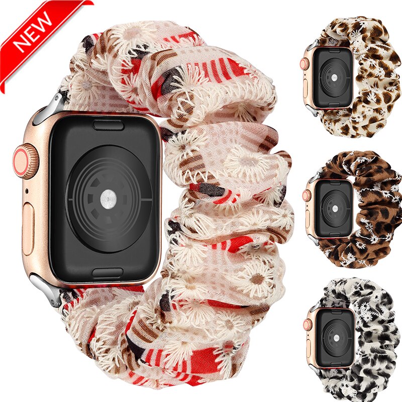 Dây Đai Đàn Hồi Đeo Tay Dành Cho Đồng Hồ Cho iWatch Series 6 Se 5 4 3 6 Se 5 4 3 38mm 42mm 44mm 40mm
