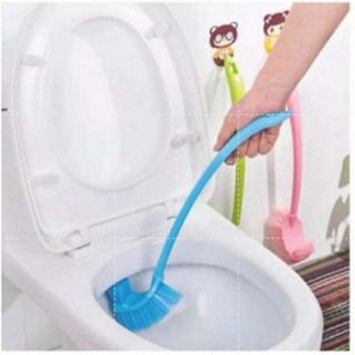 Cọ chà toilet cán dài màu