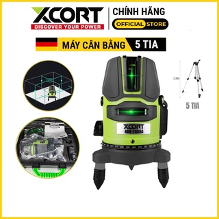 Máy cân mực laser-máy cân bằng laser 5 tia XCORT Kèm chân đế 1.2M [Chính Hãng]