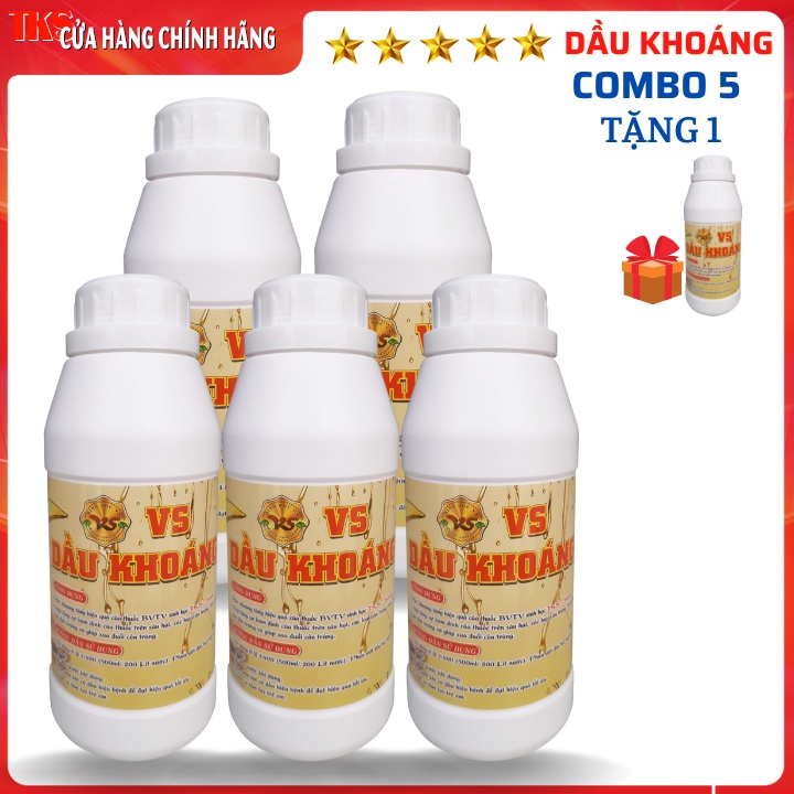 [COMBO 5 Tặng 1] DẦU KHOÁNG 98,8% Diệt Côn Trùng