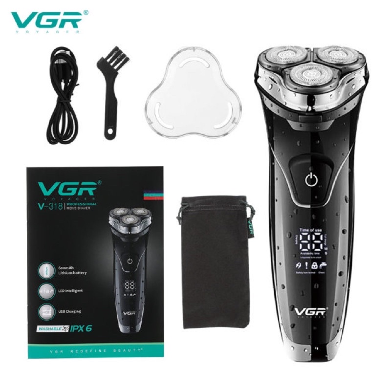 Máy cạo râu khô 3D công suất lớn VGR V318