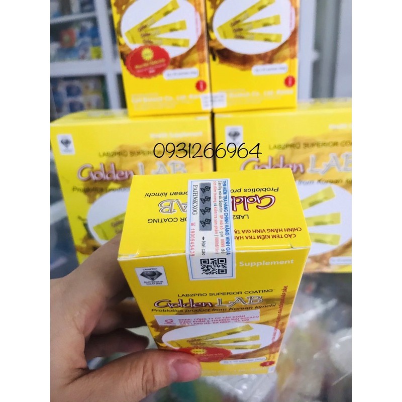Men vi sinh Golden lab mẫu mới nhất