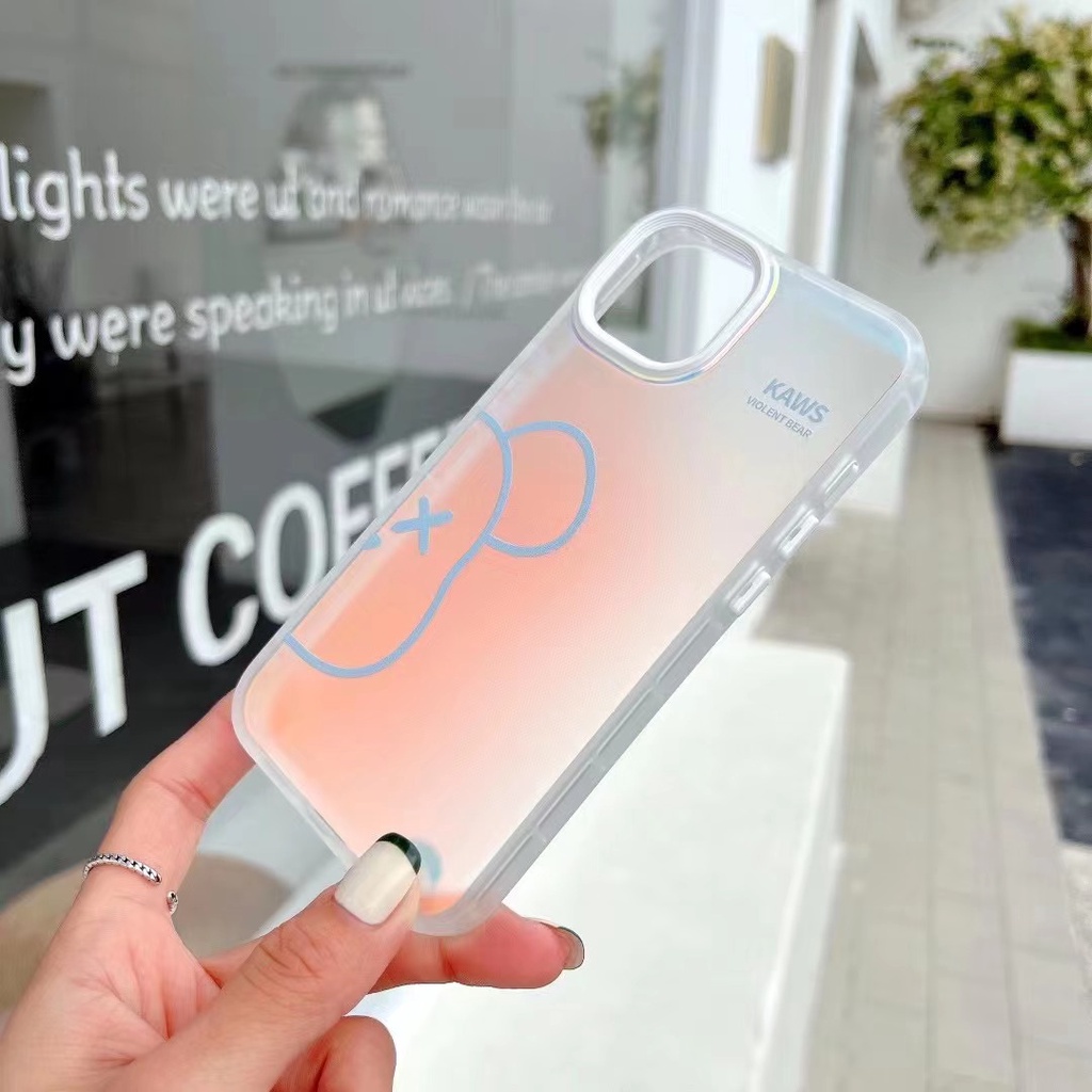Ốp Điện Thoại In Hình Gấu kaws Sang Trọng Cho iphone 13 Pro Max i13 13pro 11ProMax i11 iX Xs XR Xs Max 7plus 8plus 12Pro 12 Pro Max