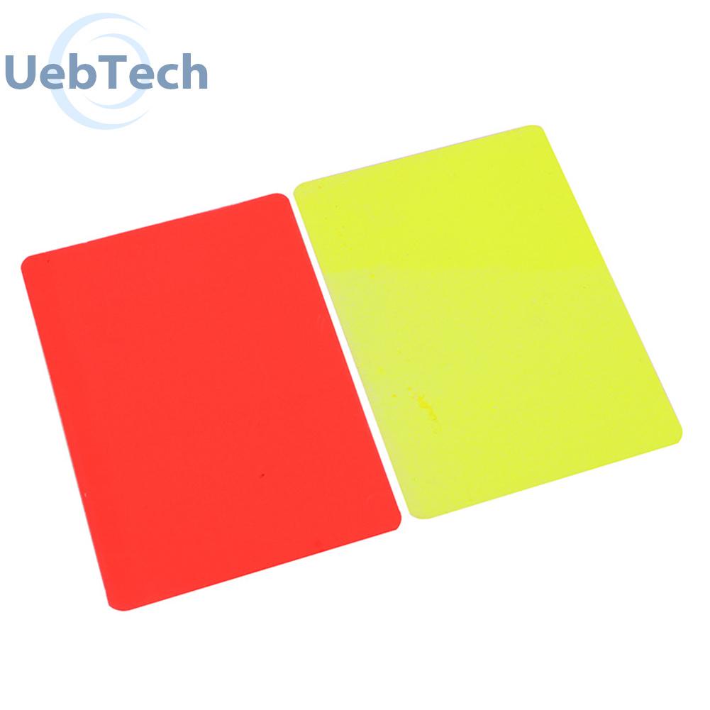 Thẻ trọng tài bằng nhựa PVC 8x11cm chuyên dụng cho trọng tài bóng đá