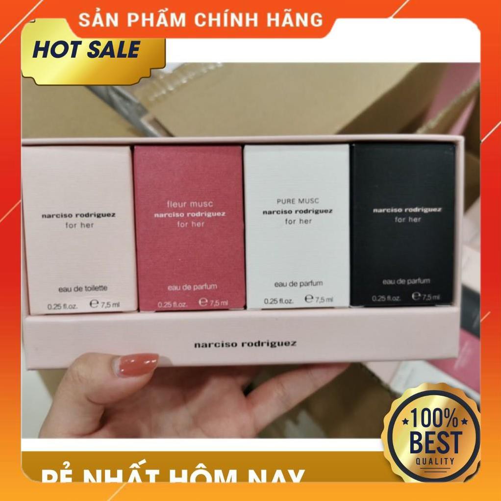 [SIÊU CẤP] (chuẩn auth) (chuẩn auth) Set nước hoa narciso 4 chai nổi tiếng nhất [RẺ NHẤT] | Thế Giới Skin Care