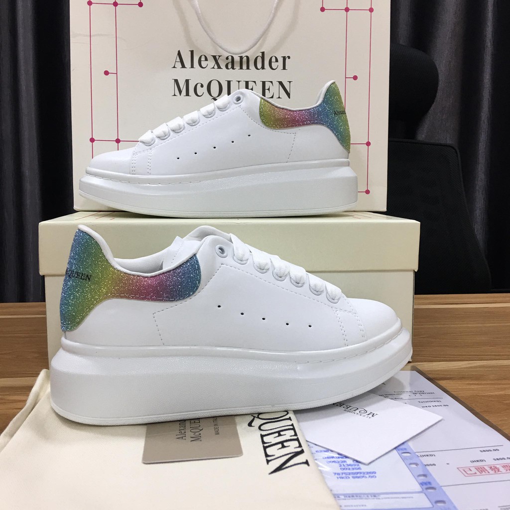 [ ẢNh Thật] Giày siêu cấp nam nữ đầy đủ box túi xách phụ kiện McQueen CV