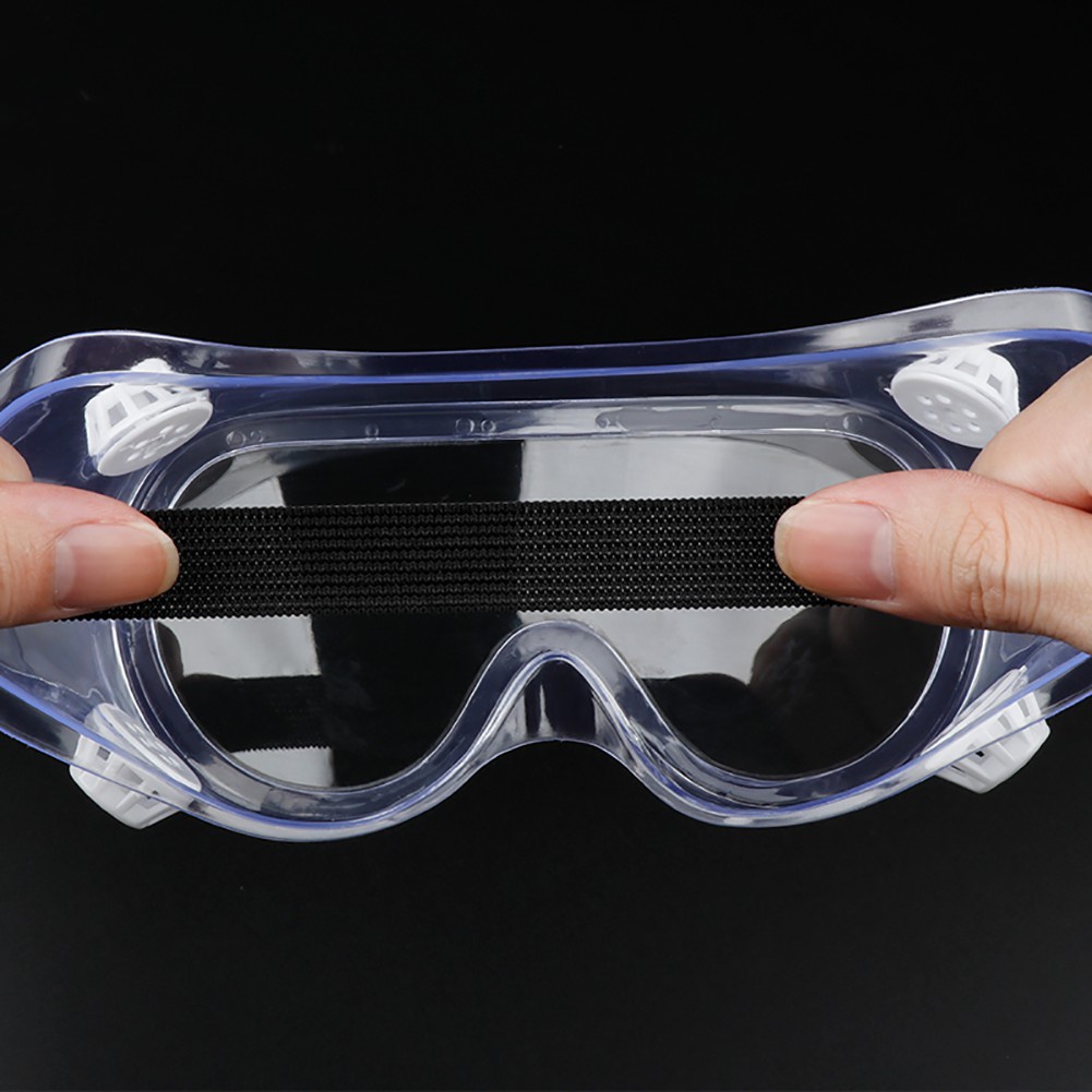 1pcs Safety Goggles Over Glasses Soft Clear PC Fog Spray Drool-proof Sports