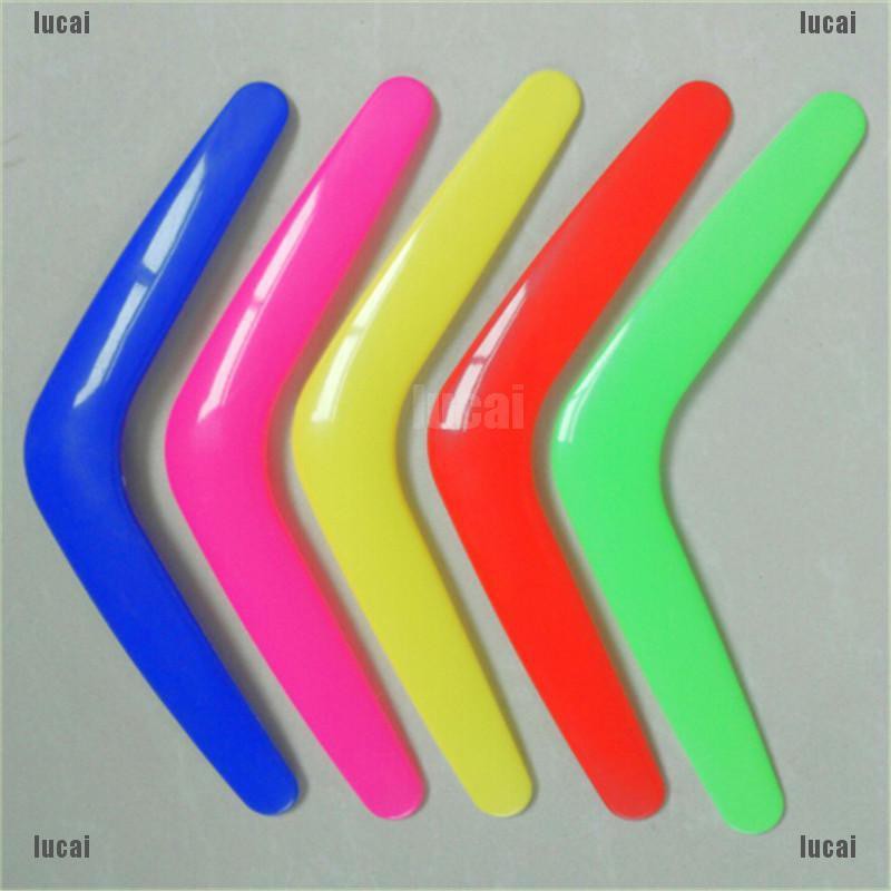 [lucai+cod]V Shaped Boomerang Toy Kids Throw Catch Outdoor Game Plastic Toy