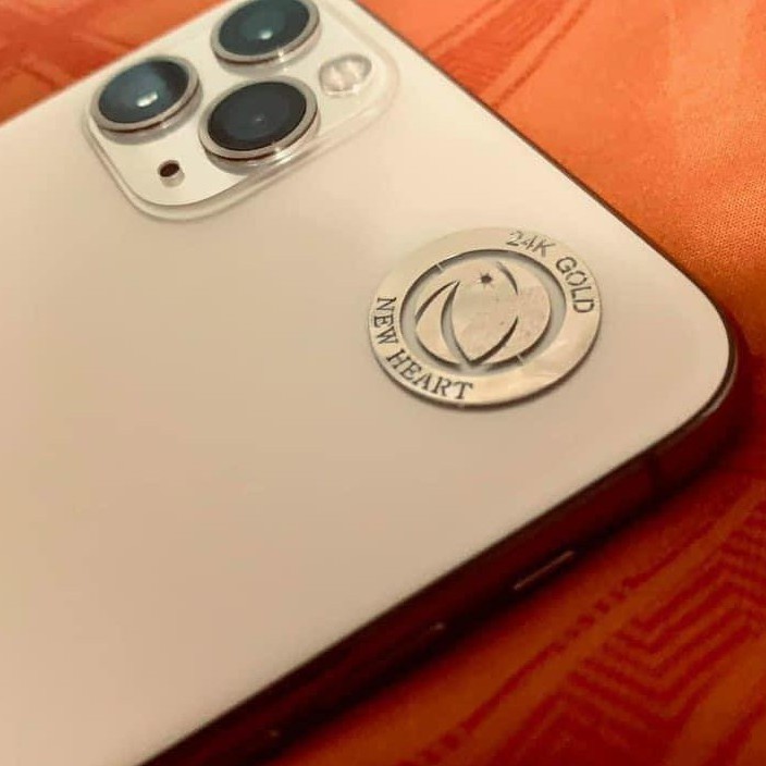 Miếng dán sticker chắn sóng điện từ mạ vàng 24K Hàn Quốc