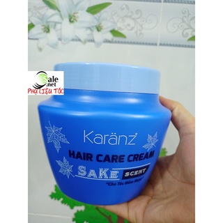 1000ml Dầu hấp phục hồi tóc tóc Sake xanh dương Karanz