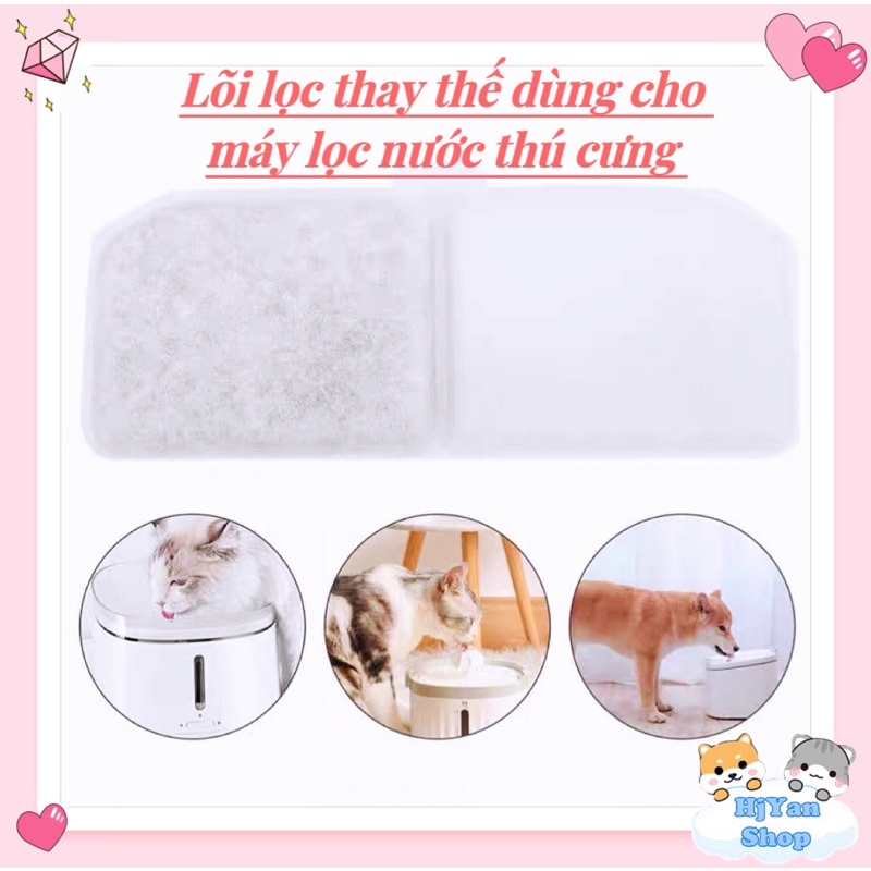 Lõi lọc dùng cho máy uống nước cho mèo chó / đài phun nước cho thú cưng