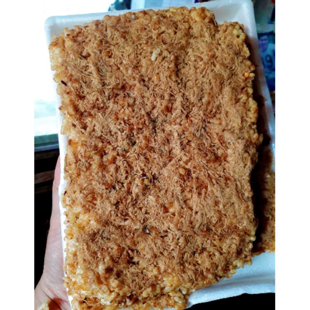 Cơm cháy chà bông giòn xốp,nhiều ruốc