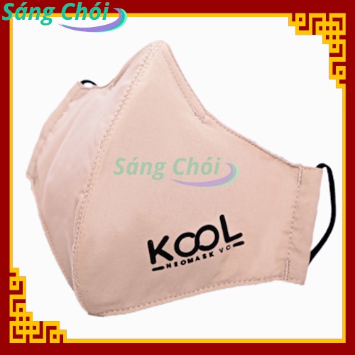 KOOL NeoMask VC (Màu Kem) Khẩu Trang Chống Nắng 4-in-1 - PM2.5 Chống Ô Nhiễm Chống Bụi Mịn Kháng Khuẩn