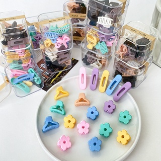 Set 10 kẹp tóc mini nhiều màu sắc xinh xắn cho bé gái
