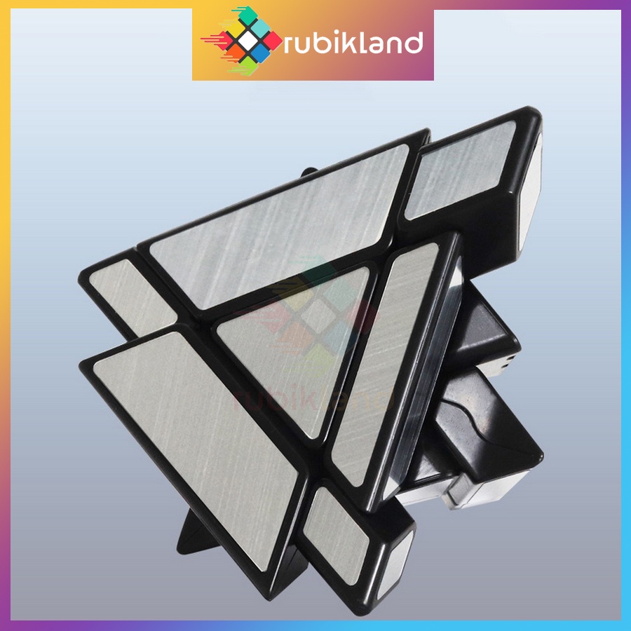 Rubik Biến Thể SengSo Mirror Pyraminx Magic Tower Cube Rubic Tráng Gương Đồ Chơi Trí Tuệ Trẻ Em