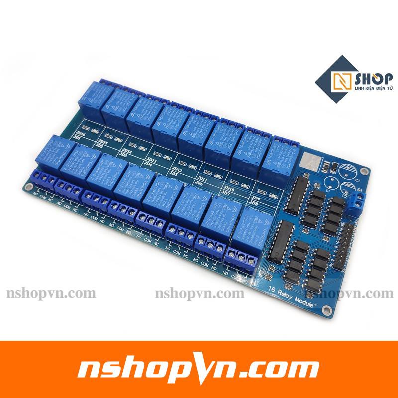 Module 16 Relay Với Opto Cách Ly (5VDC)