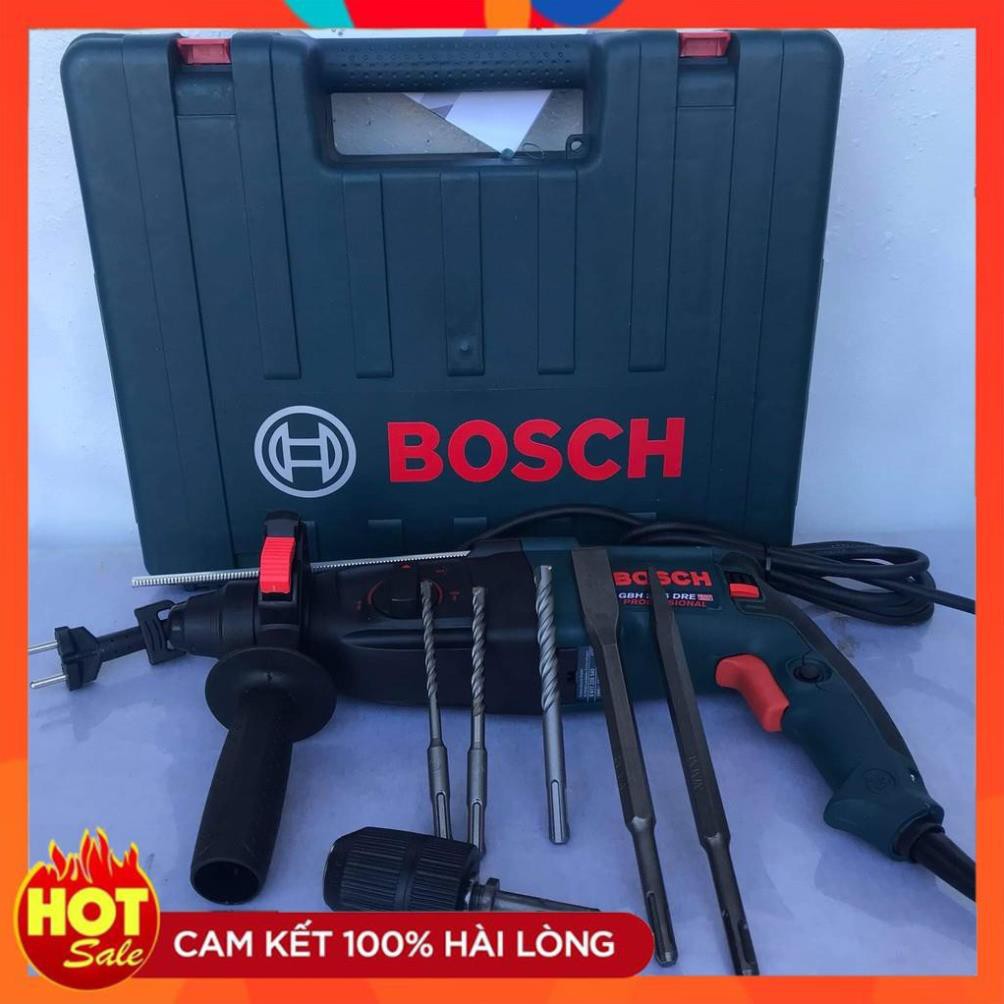 [Hàng Tốt] Máy khoan bê tông bosh 2 26 công suất 800W dây đồng 100% kèm bộ phụ kiện đầy đủ như hình