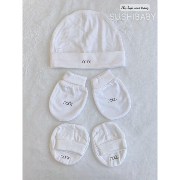 Set mũ và bao tay bao chân các màu