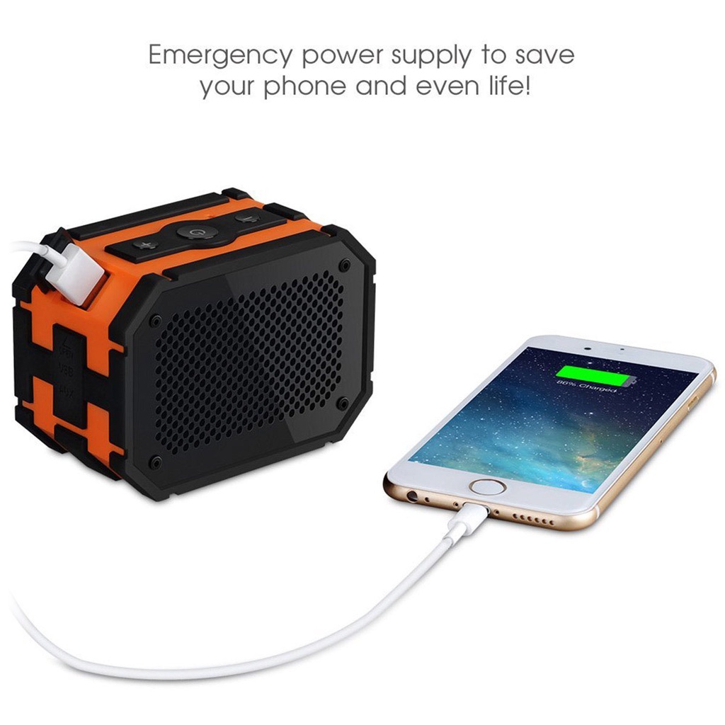 Loa bluetooth Mpow Armor cũ kiêm sạc sự phòng bluetooth 4.0 chống va đạp nghe hay