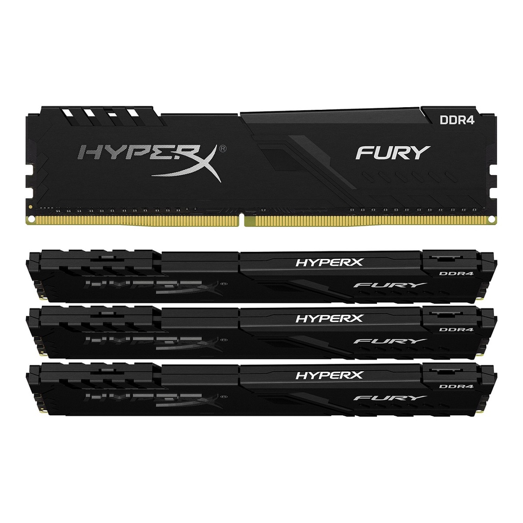Ram HyperX Fury Black DDR4 8GB 3200MHz 2666MHz 2400MHz Mới Chính Hãng -  Bảo hành 36 tháng