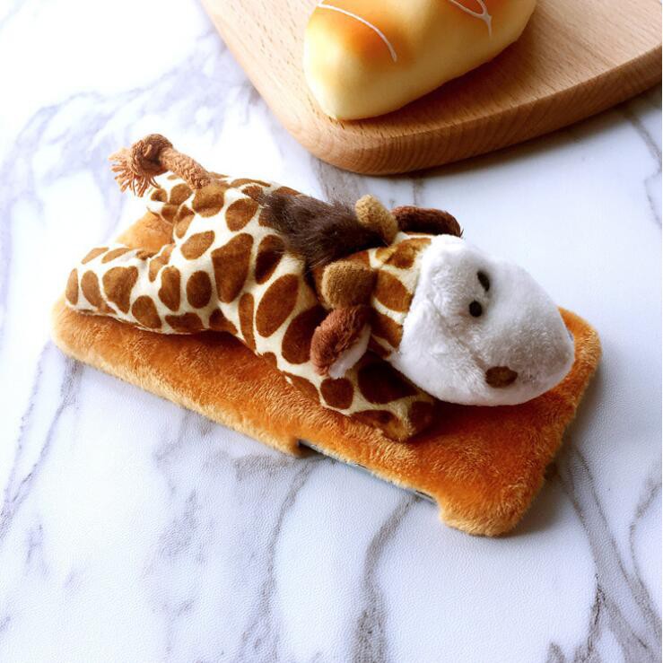 Ốp lưng điện thoại gắn thú nhồi bông đáng yêu cho IPhone 6/6S/7/8 Plus/X | BigBuy360 - bigbuy360.vn