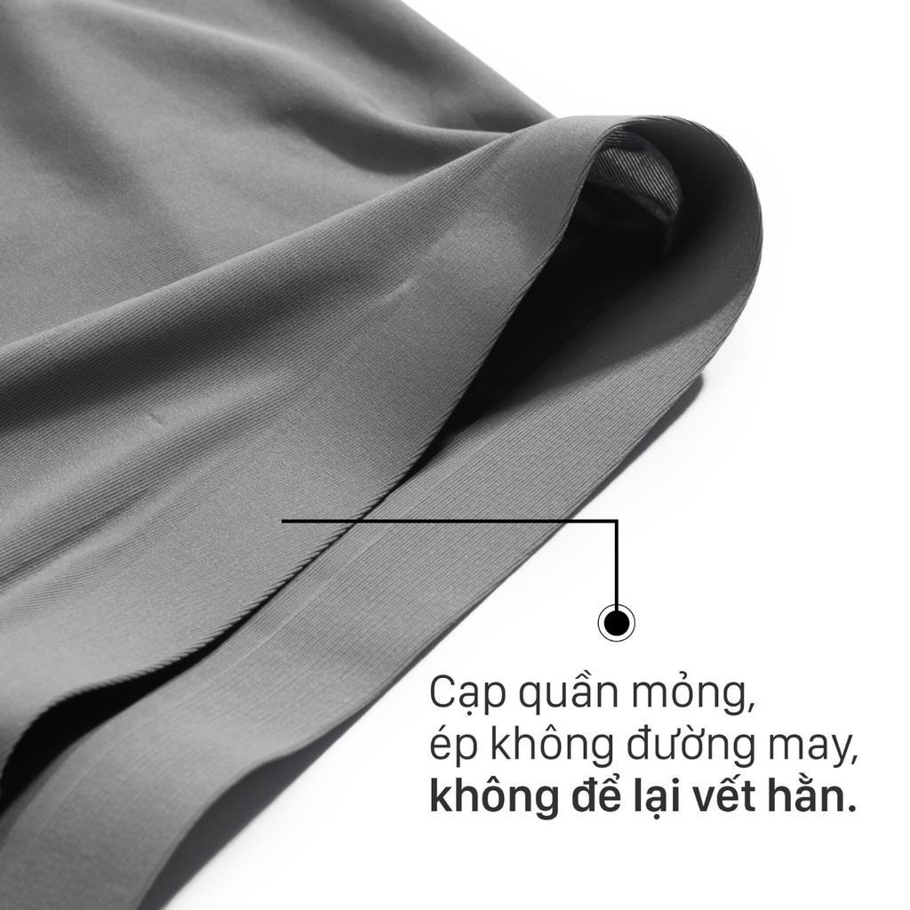 Quần sịp nam dáng Boxer vải lụa băng cao cấp mát, mịn, thoáng khí/ Quần lót nam thun lạnh siêu co giãn| UnderGOOD
