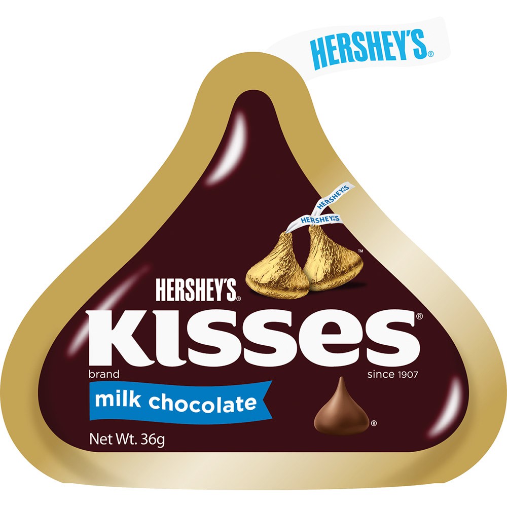 Socola Hershey Kiss bánh quy kem chocolate/ chocolate sữa/ kem sữa hạnh nhân 36g