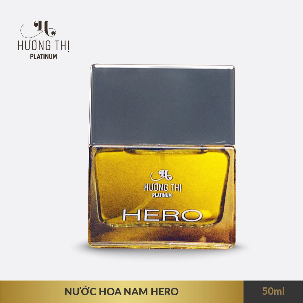 ✅CHÍNH HÃNG✅ Nước Hoa Nam Hero Hương Thị Cao Cấp, Giữ Mùi 12 Tiếng, Tỏa Hương 2m, Mùi Hương Quyến Rũ (50 ml)