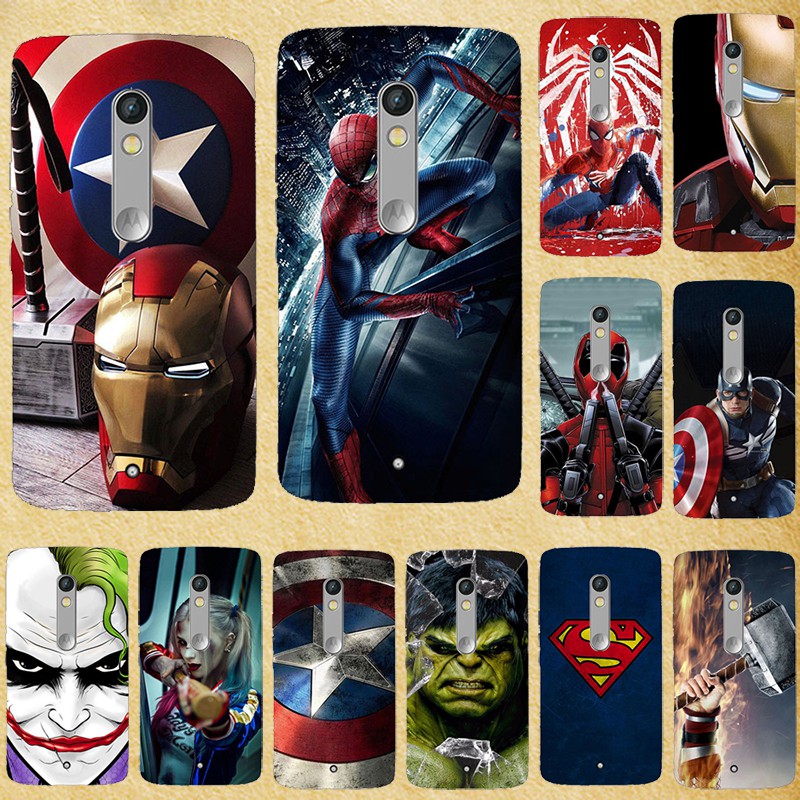 MARVEL Ốp Lưng Điện Thoại Motorola Moto X Play / X3 Lux Xt1562 Xt1563 Xt1561