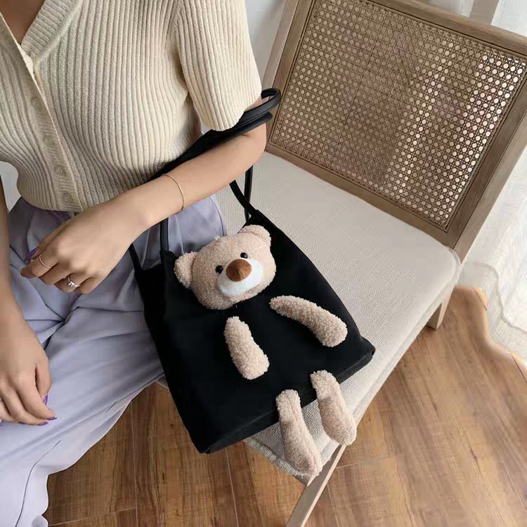 (Bán Buôn Sỉ) Túi gấu dễ thương cho nữ T2