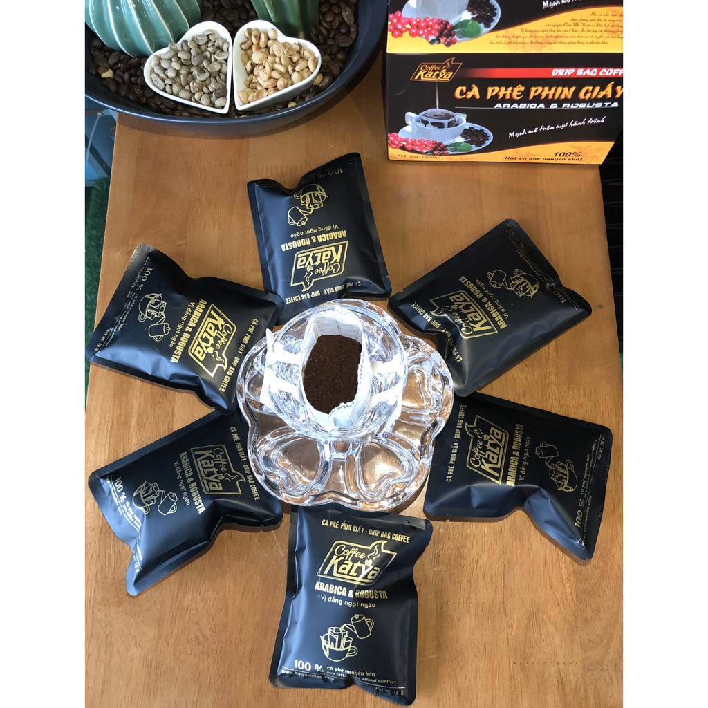 Cà Phê Phin Giấy  Arabica & Robusta Rang Mộc - Nguyên Chất Gu Việt –  hộp 96g (6gói x16g) | BigBuy360 - bigbuy360.vn