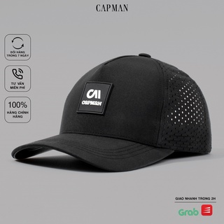 Mũ lưỡi trai CAPMAN chính hãng full box, nón kết nam trucker vải dù CM108 freesize cho cả nam nữ