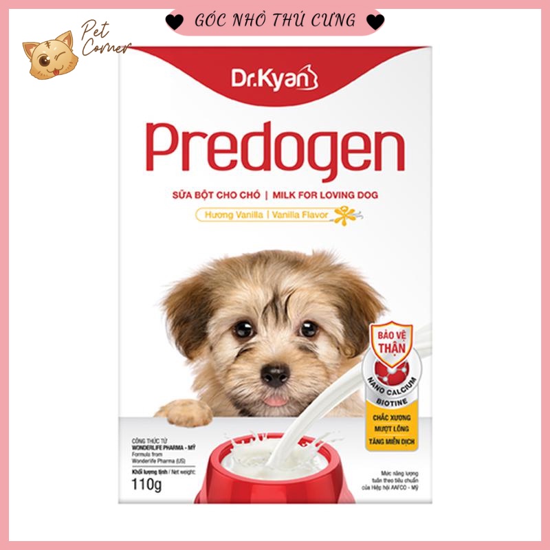 Sữa bột Dr.Kyan cho chó mèo hộp giấy 110g