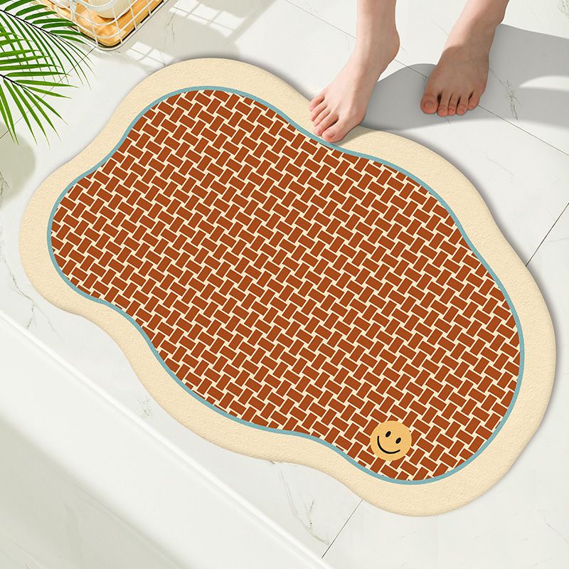 Non-slip Absorbent Floor Mats Household Simple Decorative Carpets Bathroom Door Quick-drying Mats Special-shaped Home Dirt-resistant Door Mats