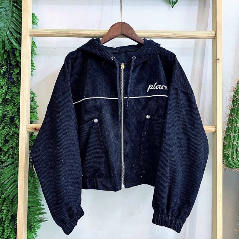 (vải đẹp)Áo nhung croptop theo logo xịn xò nhiều màu dễ phối đồ from đẹp