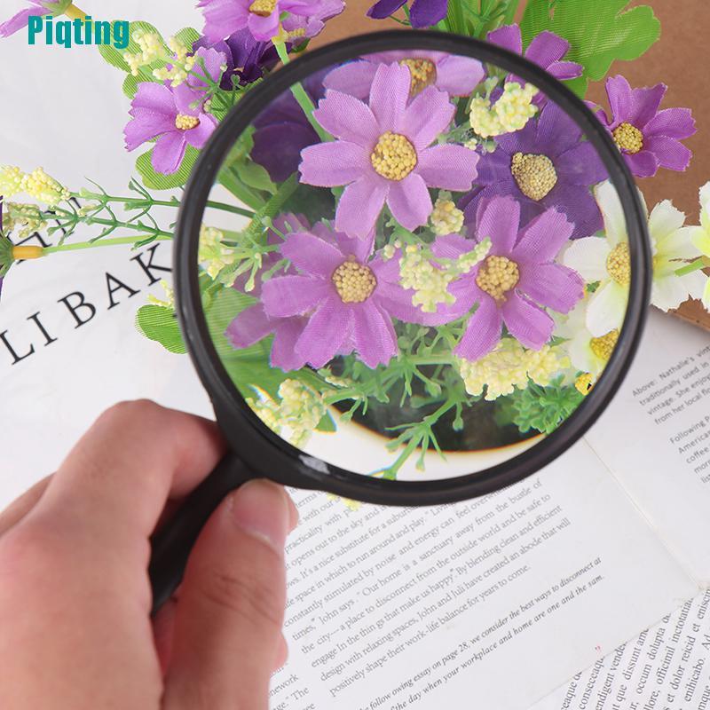 Kính Lúp Cầm Tay 90mm Phóng Đại 5x Đọc Sách Tiện Dụng