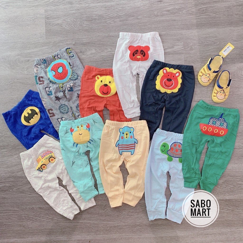 Quần Dài Mông Thú Cotton Siêu Đẹp Cho Bé Trai Bé Gái - Quần Dài Thu Đông Cho Bé