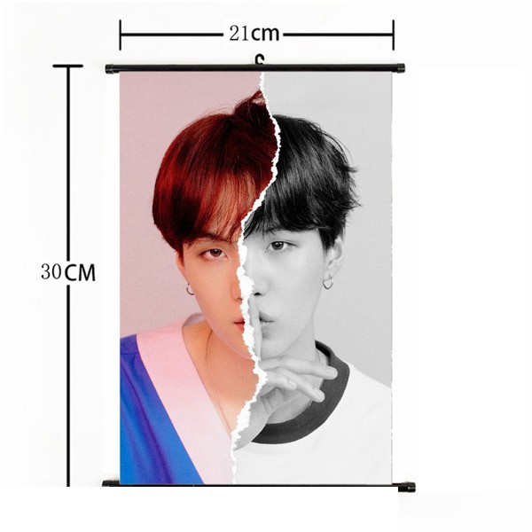 Tranh lụa Poster bts A4 poster wanna one a4 in hình nhóm nhạc idol