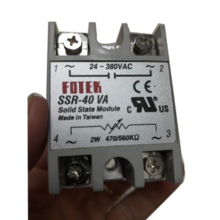 Relay bán dẫn SSR 40VA, 40AA, 40DA, 40VA-H, 40 DA-H, 40AA-H
