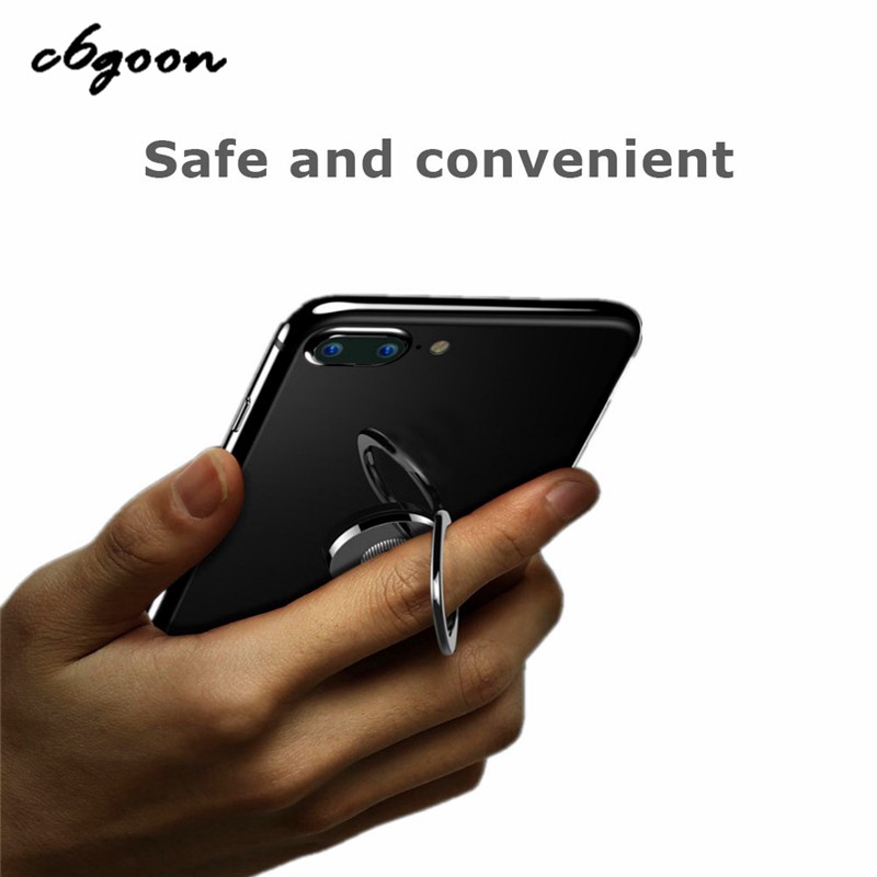 Giá Đỡ Điện Thoại Xoay 360 Độ Bằng Kim Loại Có Nam Châm Gắn Xe Hơi