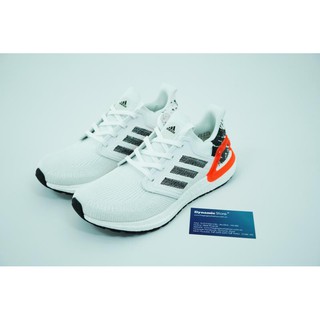 Giày Ultra Boost 2020 Cloud White And Coral Shoes