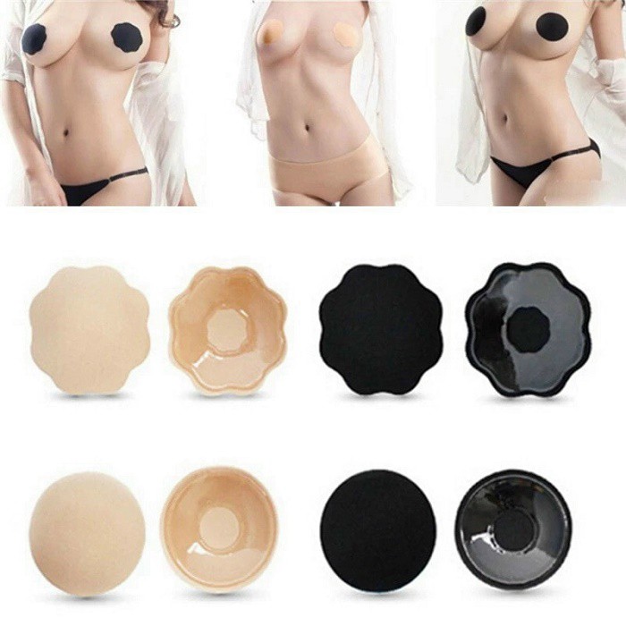 Set 10 đôi miếng dán nhũ hoa vải
