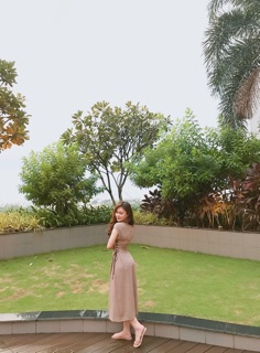 Đầm maxi đan dây eo (có clip ảnh cận vải)